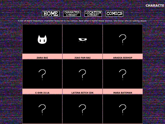 character-library screenshot