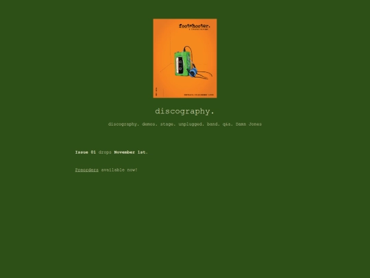 discography screenshot