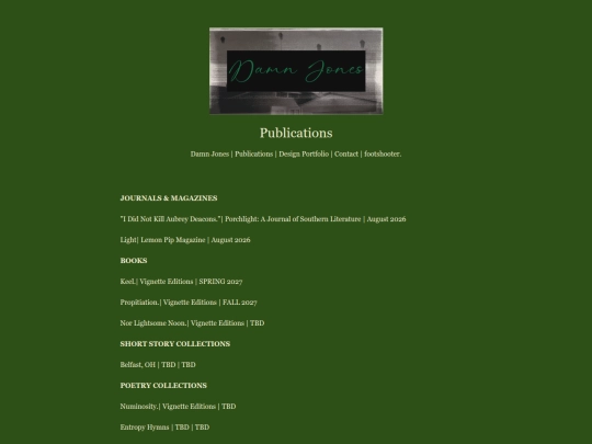 publications screenshot
