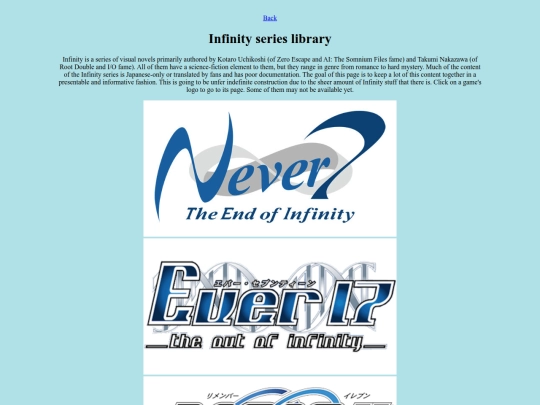 infinitylibrary/main screenshot