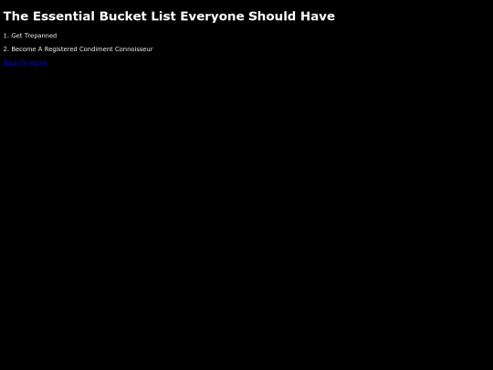 bucketlist screenshot