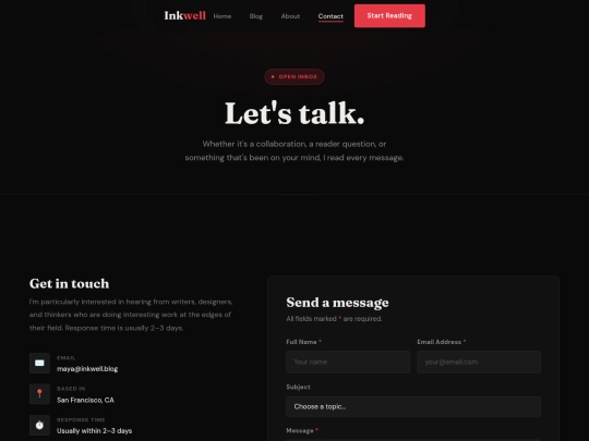 contact screenshot