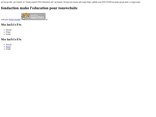 index screenshot