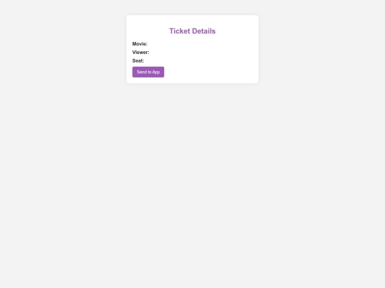 Cinema_booking/ticket screenshot
