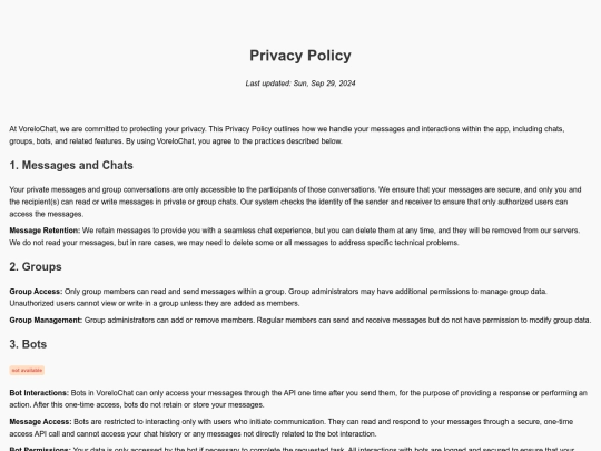 Privet screenshot