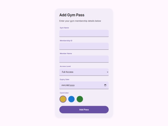 addtowallet/gympass screenshot
