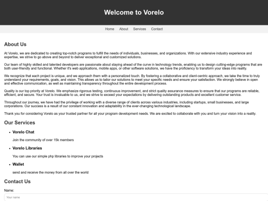 vorelochat screenshot