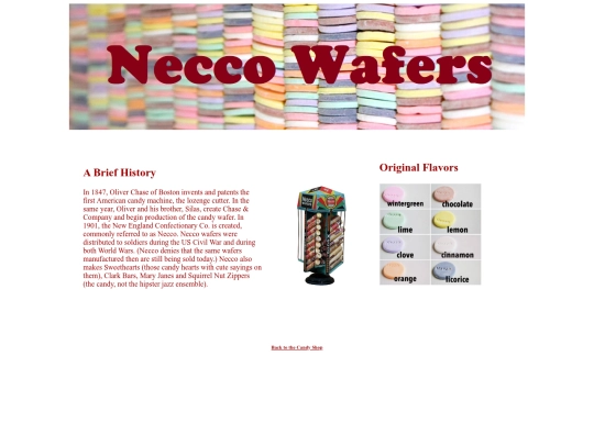 candy/necco screenshot
