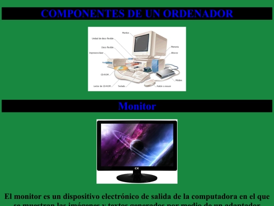 Componentes de un ordenador/componentes de un ordenador screenshot