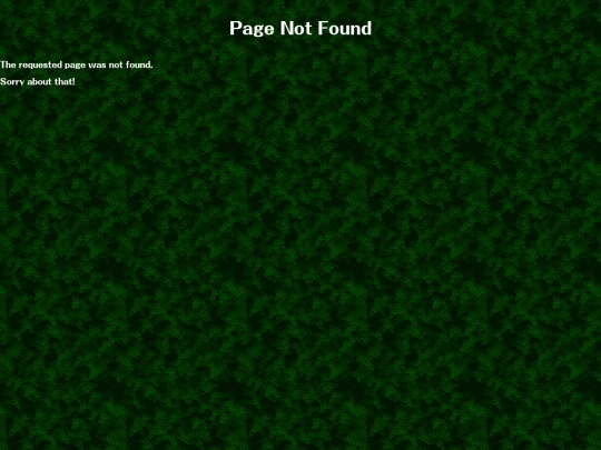 not_found screenshot