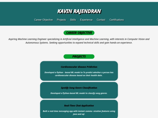 kaviinsport/port screenshot