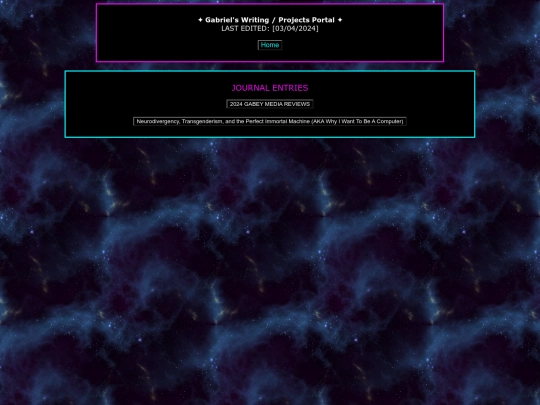 writing-nav screenshot