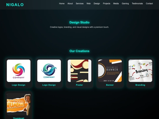 NIGALO/design screenshot