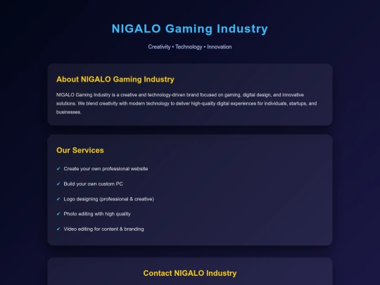 Nigalo LOGO/sixth screenshot