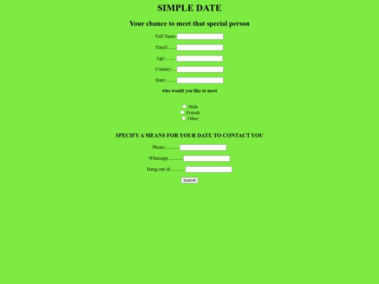 onechancedate screenshot