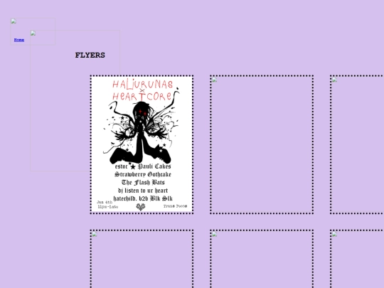 Newsite/flyers screenshot