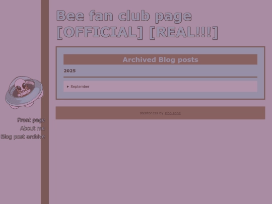 blogarchive screenshot