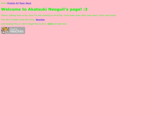 index screenshot