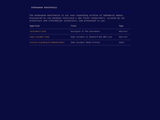 athenaeum screenshot