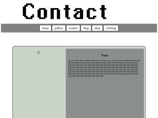 contact screenshot