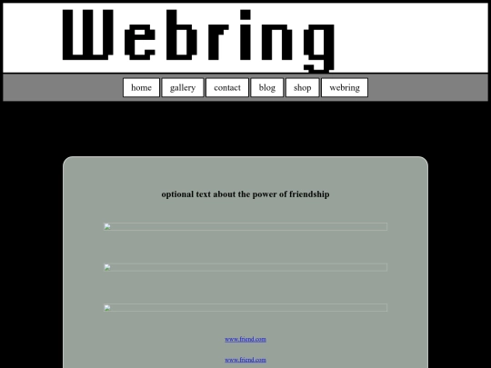 webring screenshot