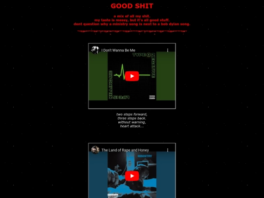 songs screenshot