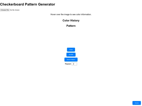 Checkerboard Pattern Generator screenshot