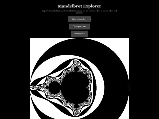 Mandelbrot Explorer screenshot