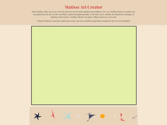 Matisse Art Creator screenshot