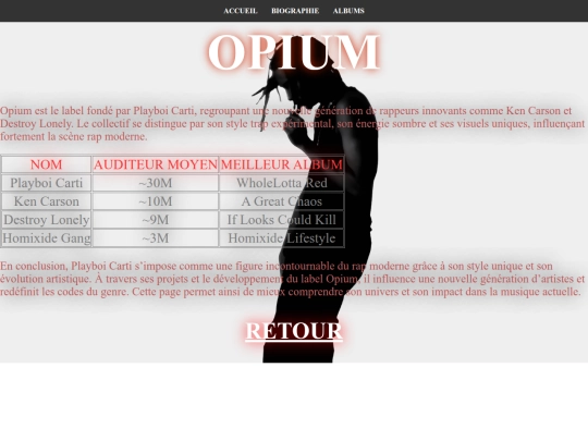 OPIUM screenshot