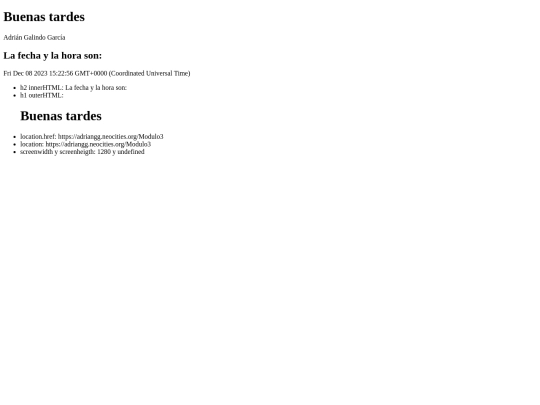 Modulo3 screenshot