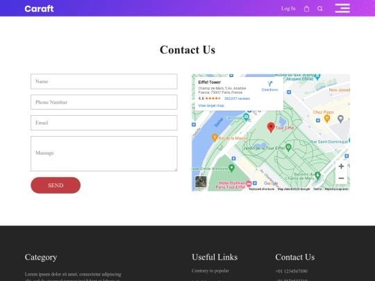 contact screenshot
