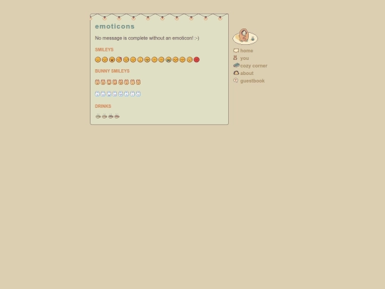 emoticons screenshot