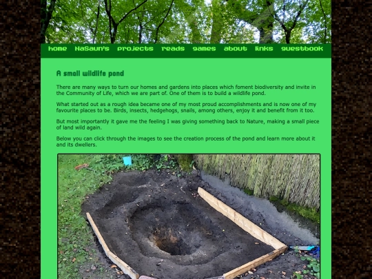 projects/wildlifepond screenshot