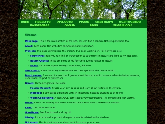 sitemap screenshot