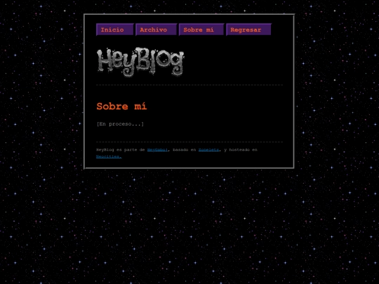 blog/about screenshot