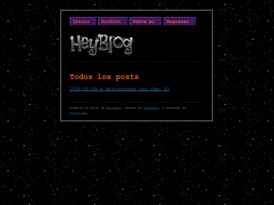 blog/archive screenshot
