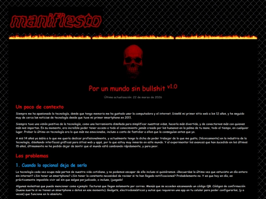 manifiesto screenshot