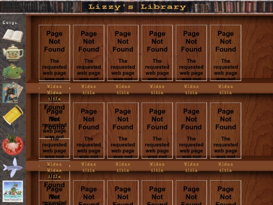 Library Shelves/Z-TemplateShelf screenshot