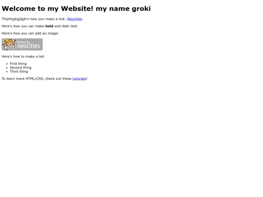 index screenshot