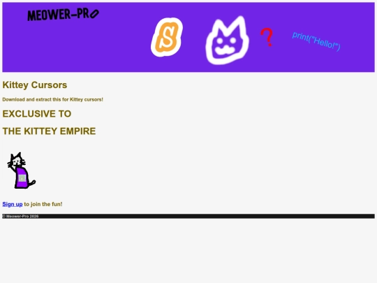 thekitteyempire/cursors screenshot