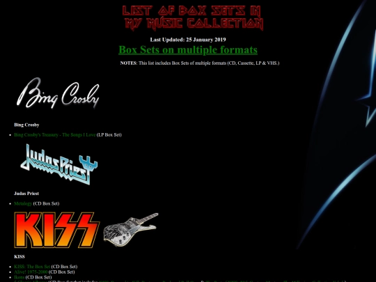 BoxSets screenshot
