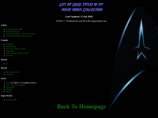 UMD screenshot