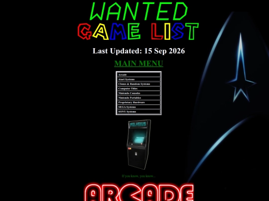 WantedGames screenshot