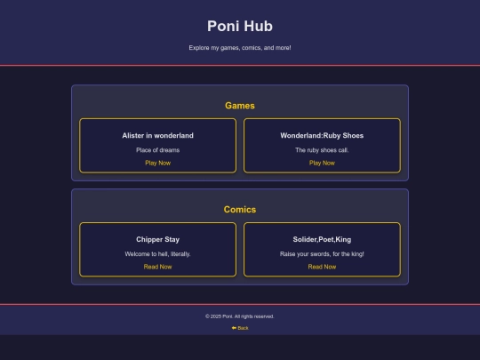 links screenshot