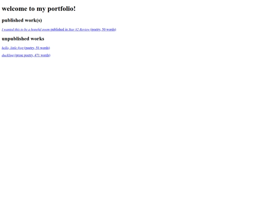 portfolio screenshot