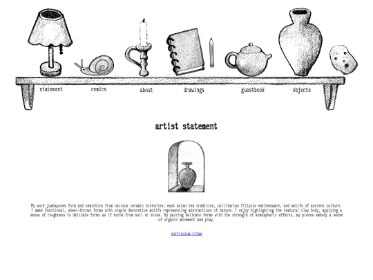 artiststatement screenshot