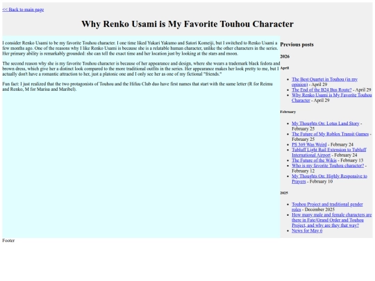 blog/why-renko-usami-is-my-favorite-touhou-character screenshot