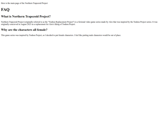 northerntrapezoidproject screenshot