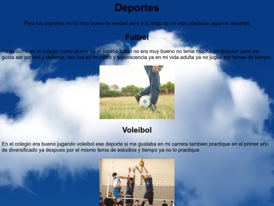 paginas/Deportes screenshot